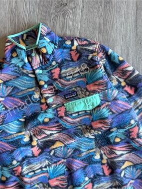 Patagonia NWOT Synchilla Snap-T Fleece Pullover Joy Pitch Blue size Large womens